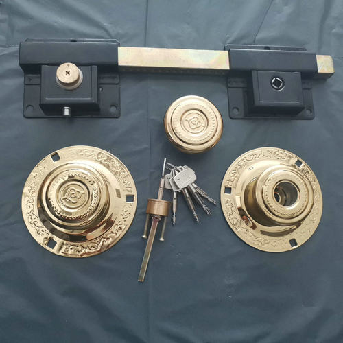 大门锁老式木门铁门双开门防盗锁