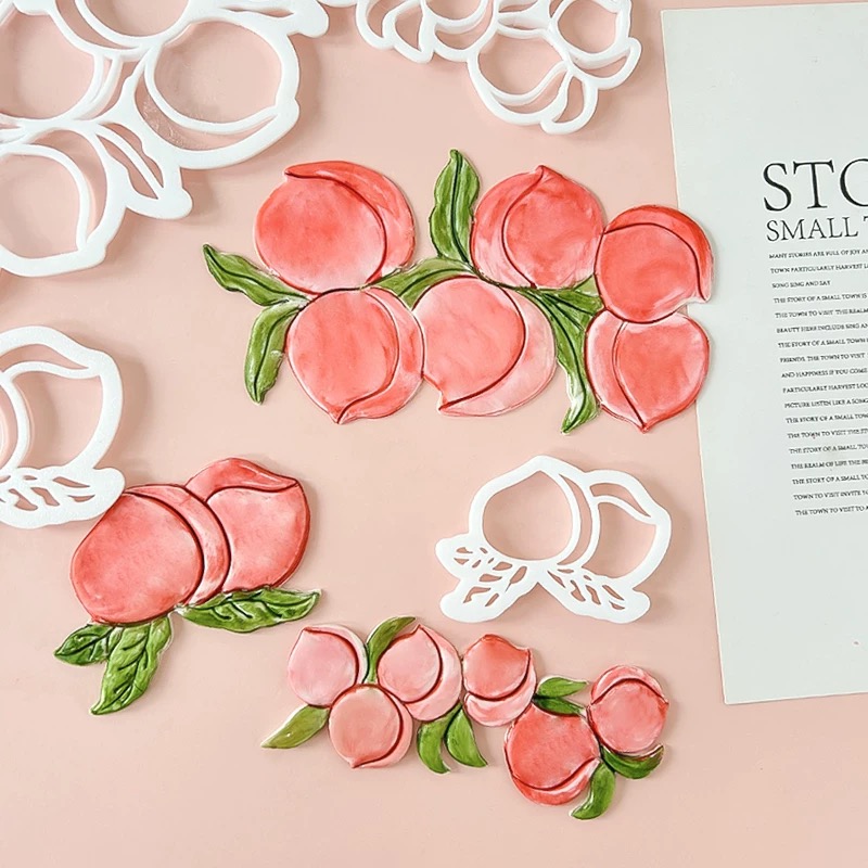 寿桃中式桃子切模模具蛋糕祝寿老人生日蛋糕烘焙翻糖DIY工具模具