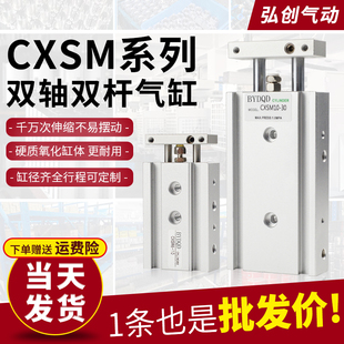 CXSM小型气动双轴双杆气缸大推力TR6