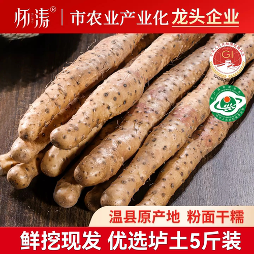 怀涛温县正宗精品垆土铁棍山药