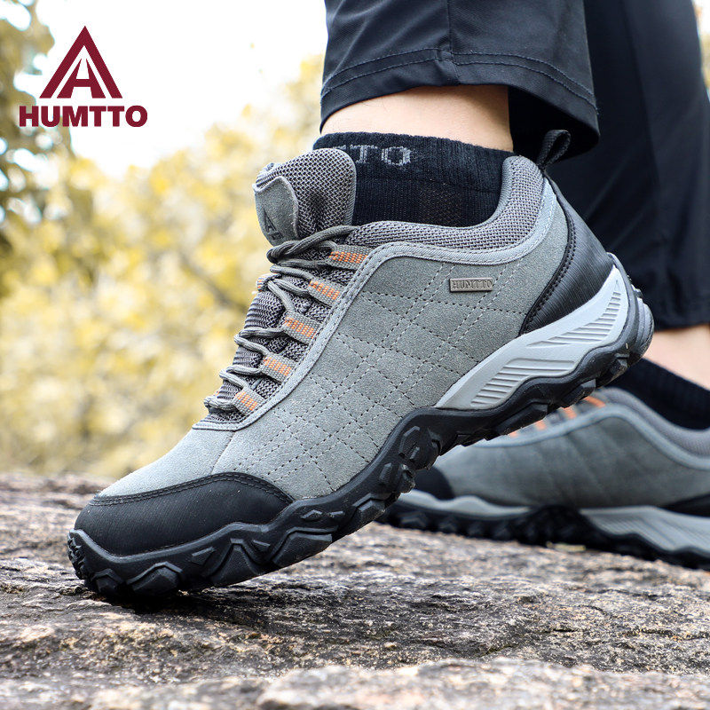 悍途登山鞋男爬山徒步鞋女透气减震专业劳保运动防滑耐磨户外鞋男