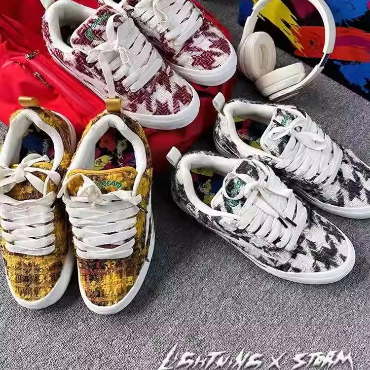 毕加索画作联名闪电风暴情侣板鞋