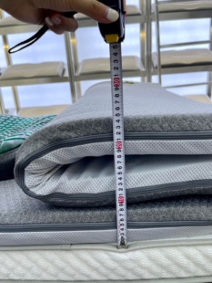 正品专柜学生乳胶床垫90x195护脊椎不塌陷宿舍垫子丹宁学生乳胶垫