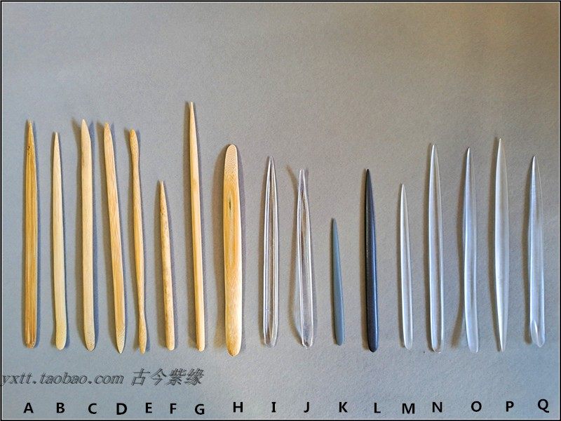 古今紫缘宜兴紫砂壶制作陶艺雕塑工具水晶棒塑料有机划子 竹划子,特色手工艺,其他特色工艺品,淘宝优惠券,粉丝福利购,淘宝优惠卷