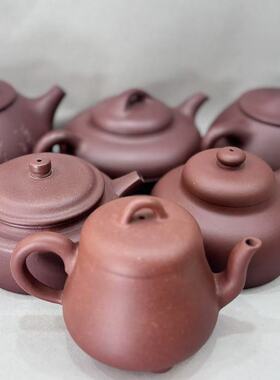 古今紫缘宜兴紫砂茶壶底槽清大品中品景州石瓢