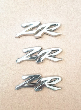 适用于雅马哈YAMAHA电喷ZR50四冲老鼠怪EVO2电镀立体硬标贴膜贴花