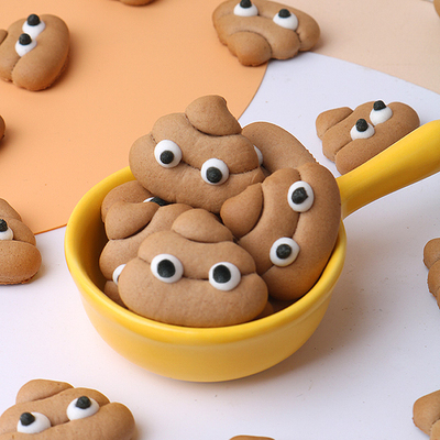 好运巧克力味迷你造型饼干搞笑搞怪小零食创意万圣节礼物送同学