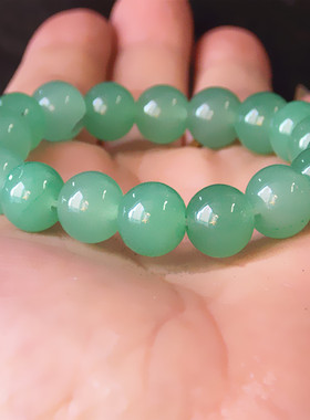 手串冰糯种绿东陵玉