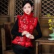 过年唐装 汉服红色上衣复古盘扣小棉袄 旗袍小袄中国风冬季 女装 中式