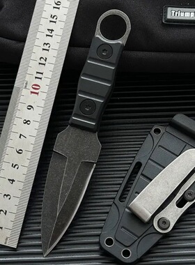 户外刀荒野生存K鞘直刀防身野外便携吃肉小刀露营垂钓锋利水果刀