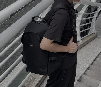 2026春夏Y3bag联名刺绣男女背包logo休闲双肩包背包电脑包购物袋