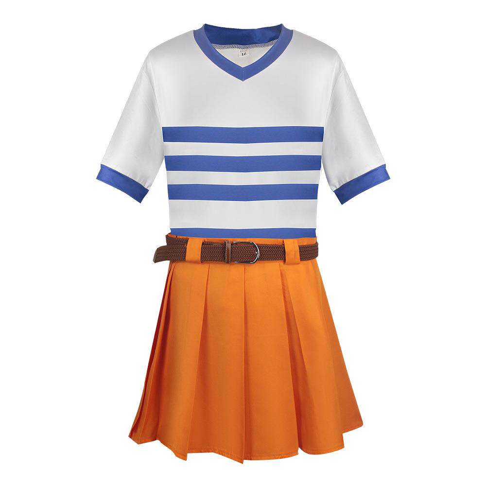 真人版电影海贼王娜美cos服动漫二次元服装女万圣节表演cos服