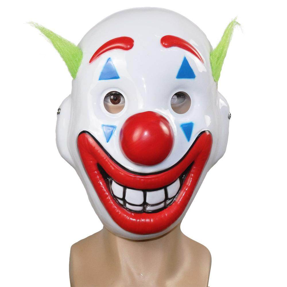 电影小丑面具恐怖弗莱克joker万圣节舞会面具 小丑面具 环保pvc