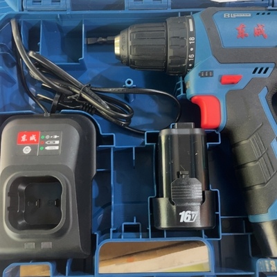 东成DCJZ1603E小钢炮无刷充电钻原装电池充电器裸机身起子机