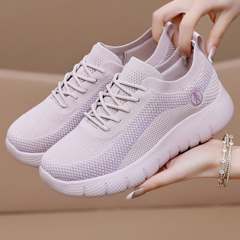 春秋老北京布鞋女软底舒适运动鞋时尚休闲飞织网面透气轻便妈妈鞋,女鞋,网面鞋,淘宝优惠券,粉丝福利购,淘宝优惠卷