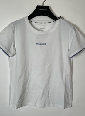 探路者速干T恤女23新款春夏户外速干柔软弹力运动短袖TAJJBL82779