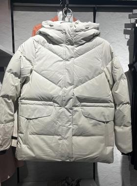 探路者羽绒服女 25秋冬户外防风保暖轻薄鹅绒连帽外套TADDAN92552