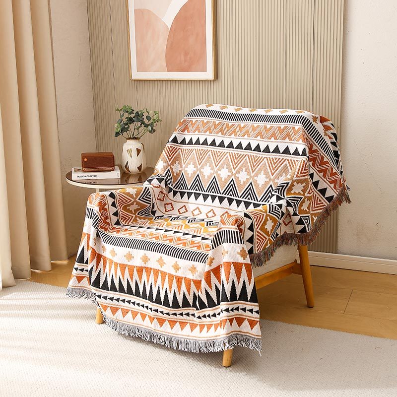 轻奢时尚民族风沙发巾沙发毯桌布盖毯防尘布装饰布露营毯,居家布艺,沙发套,淘宝优惠券,粉丝福利购,淘宝优惠卷