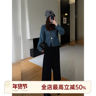 邱莹莹 HELA AOMI “灯芯云感裤”100%棉竖条纹柔软亲肤休闲裤