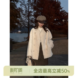 西班牙进口莫伊小拉贡.双面穿 AOMI 休闲风皮草 HELA 邱莹莹