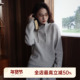 HELA AOMI 挂绳毛衣 邱莹莹 绵羊毛100%高领抽绳通勤风针织衫
