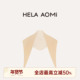 邱莹莹 绵羊毛100%浮线毛圈松弛围巾 双色三角巾 HELA AOMI