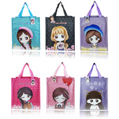 防水中学生补课包手提袋帆布包补习袋资料袋大容量 书袋a4文件袋