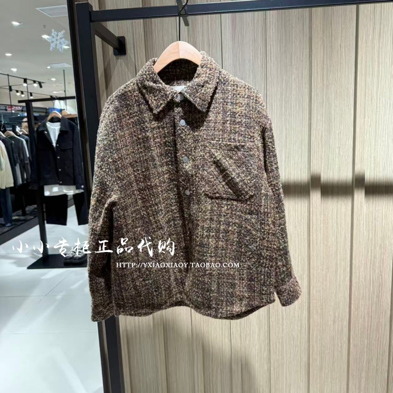 RS流石百搭翻领棉服外套