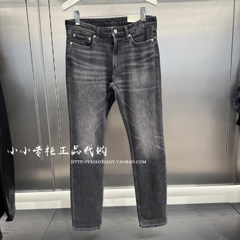 CKJeans复古修身牛仔裤