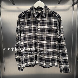 新款 2025冬季 男士 时尚 4RE114G 百搭翻领格子衬衫 Jeans专柜正品