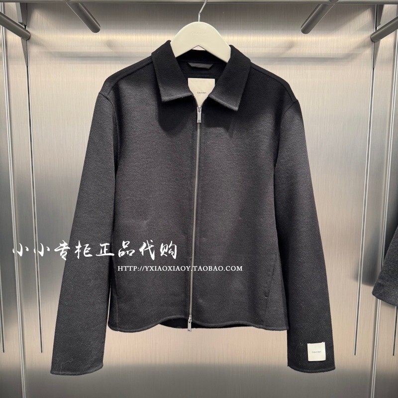 CKJeans羊毛混纺夹克外套