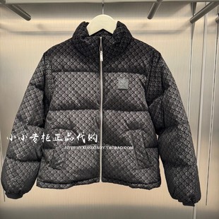 女士绣标满印立领羽绒服 新款 2025冬季 44E516G Jeans专柜正品