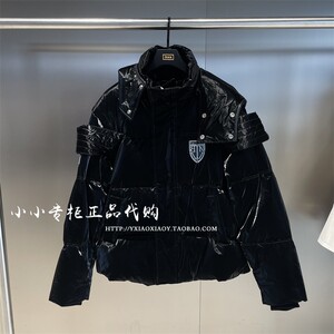 INXX专柜正品 23冬款男女亮面宽松时尚加厚连帽羽绒服 XXD4155071