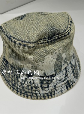 INXX专柜正品 2024秋款TOFOURTH男女刺绣做旧渔夫帽 TFE3531037