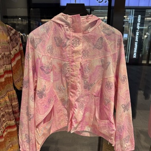 蝴蝶烫钻防晒外套 女装 T75A27E1008 2025秋款 轻奢潮牌TCH专柜正品