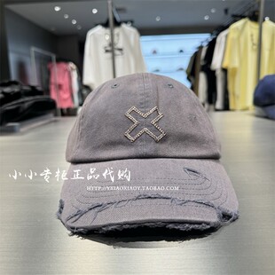 INXX专柜正品 XXE1535025 男女拉毛刺绣做破棒球帽 2024夏款