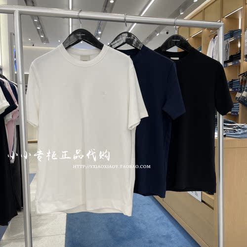 CKJeans刺绣通勤短袖T恤