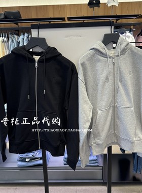 CK Jeans专柜正品 2025秋季新款女士运动风刺绣连帽卫衣 47B237G