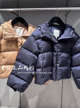 CK Jeans专柜正品 2025秋冬新款女士保暖90鹅绒连帽羽绒服44D525G