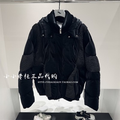 TOFOURTH拼接连帽棉服