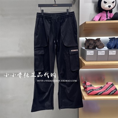 VETEMENTS刺绣直筒工装裤