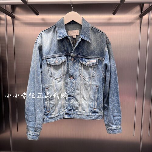 CKJeans老花满印牛仔外套