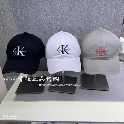 CK Jeans专柜正品 2025春夏经典刺绣纯棉棒球帽4K5026G 4G5004G