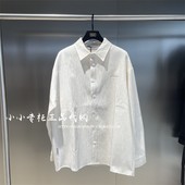 衬衫 TOFOURTH男女刺绣暗纹长袖 TFE1042074 2024春款 INXX专柜正品