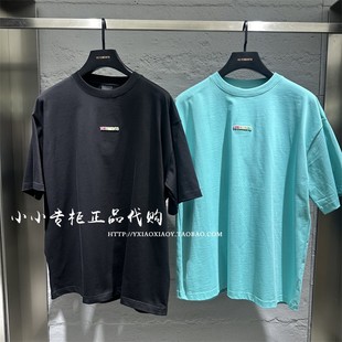 T恤35352035 毛巾绣字母短袖 VETEMENTS维特萌专柜正品 2025夏情侣款