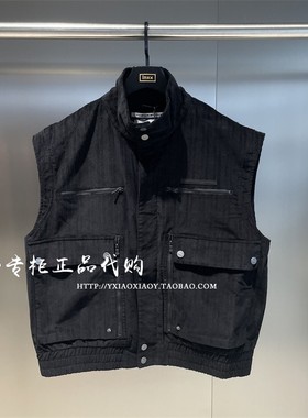 INXX TOFOURTH专柜正品 2024春款女工装口袋马甲背心 TFE118B885