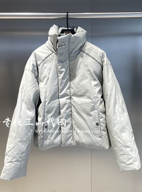 INXX专柜正品 2023冬款TOFOURTH男女拼接立领羽绒服 TFD415B392