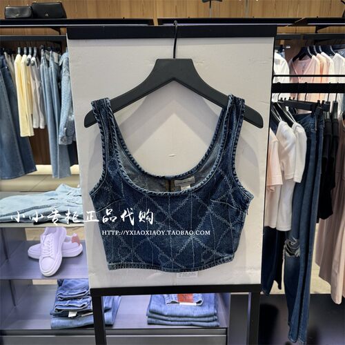 CKJeans正品25早秋新款女士背心