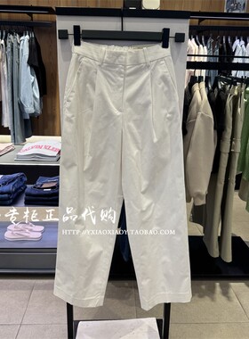 CK Jeans专柜正品 2025夏季新款女士简约宽松休闲梭织裤44B675P