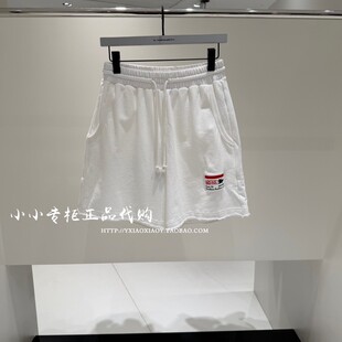 INXX专柜正品 2026夏款男女贴布宽松拉毛做旧针织短裤 XSG2240143